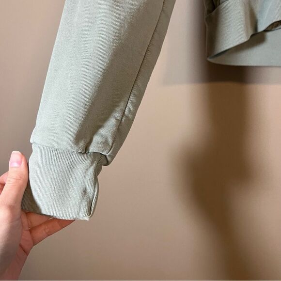 ✨ John Galt Women’s Sage Green Gray Hoodie - Picture 7 of 11